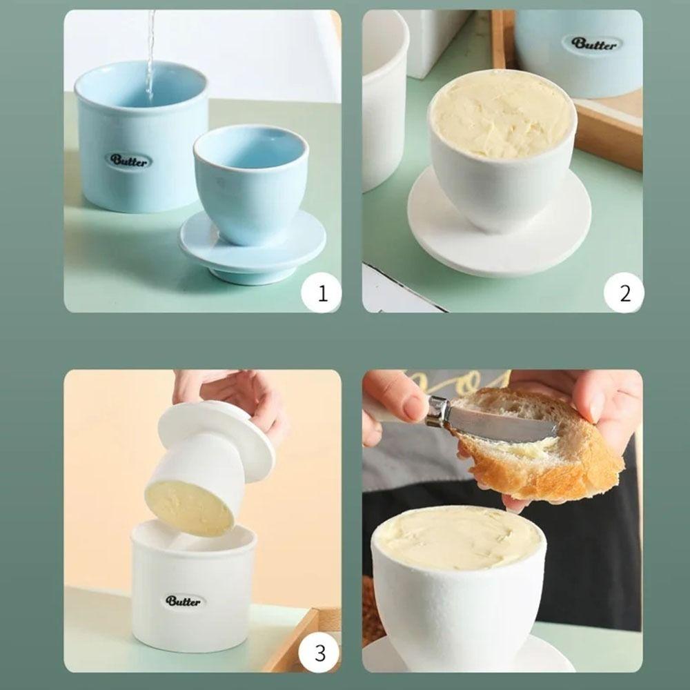Handmade Cheese Keeper With Lid Butter Dish Convenient Butter Holder  Countertop Use