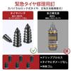 Tire Repair Kit, Rubber Nails + Metal Needles, Quick Patches, Tire Puncture Nails, Puncture