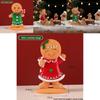 Christmas Gingerbread Man Christmas Party Resin Cartoon Festive Table Decor For Home And Gift