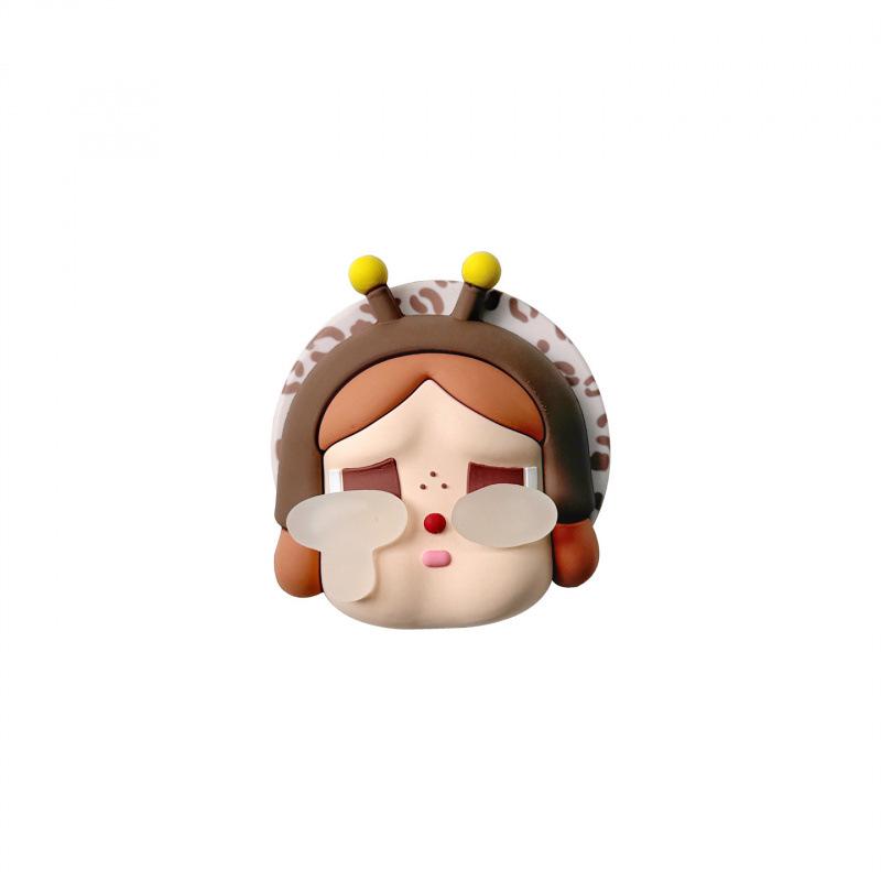 

Bear Head Crying Baby iPhone 17/15 Pro Max/14/16 Pro Magnetic Protective Case Single Bracket