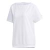 Spokazi Round Neck Striped Short Sleeve T-Shirt Women Tops White DV0777