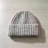 2026 Winter Solid Color Knit Beanie Hat Women Warm Ear-Protective Slimming Face Fit Casual Daily Wear