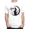 Custom Cool Japanese Samurai Warrior T Shirt Men Short Sleeves 100 Cotton Tshirt Casual Katana Bushido Tees Streetwear Tshirts