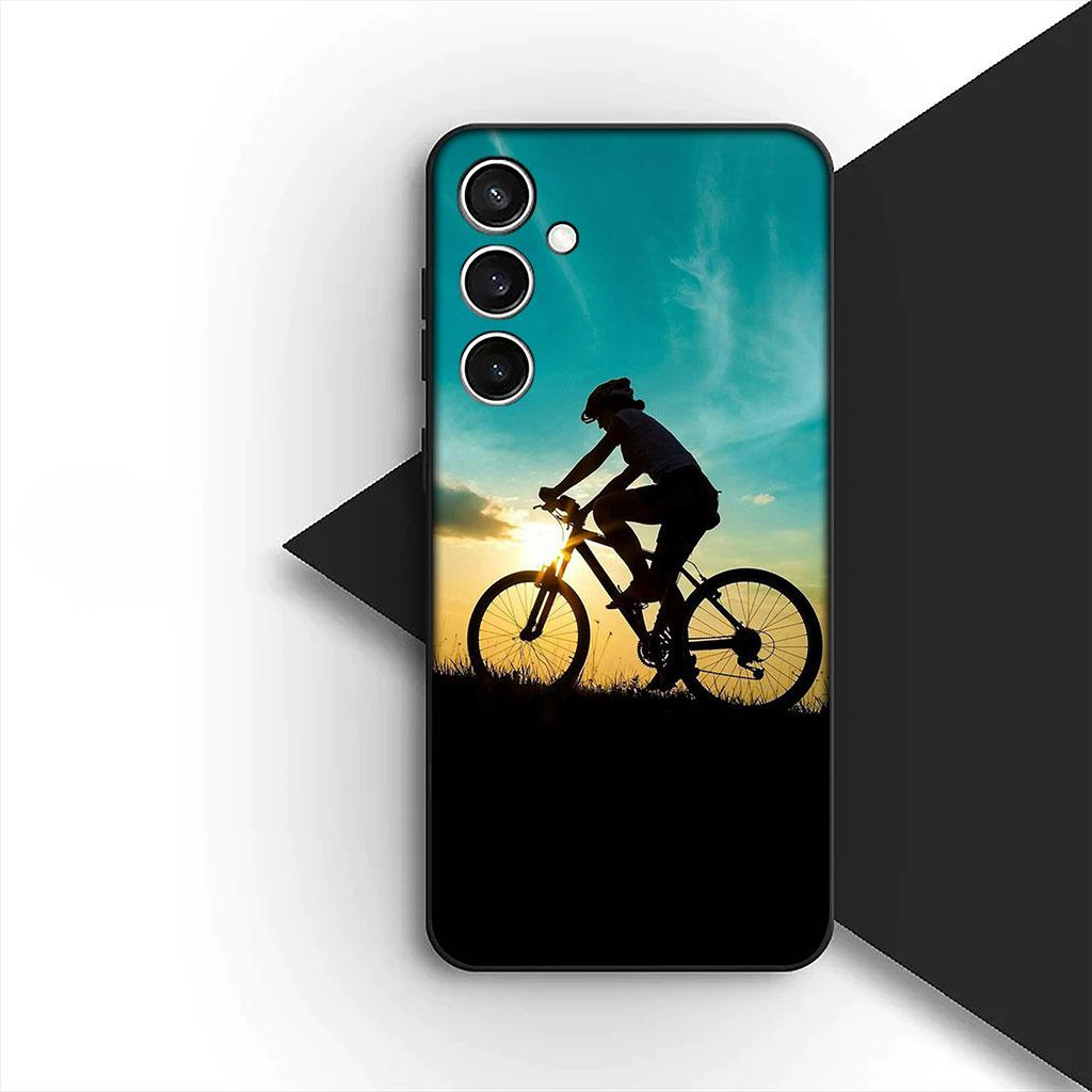 Mountain Bike Cycling Art Silicone Phone Cover for Xiaomi Redmi 15 15C A4 A5 9A 9C NFC Note 9 8 9T 8T Soft Case