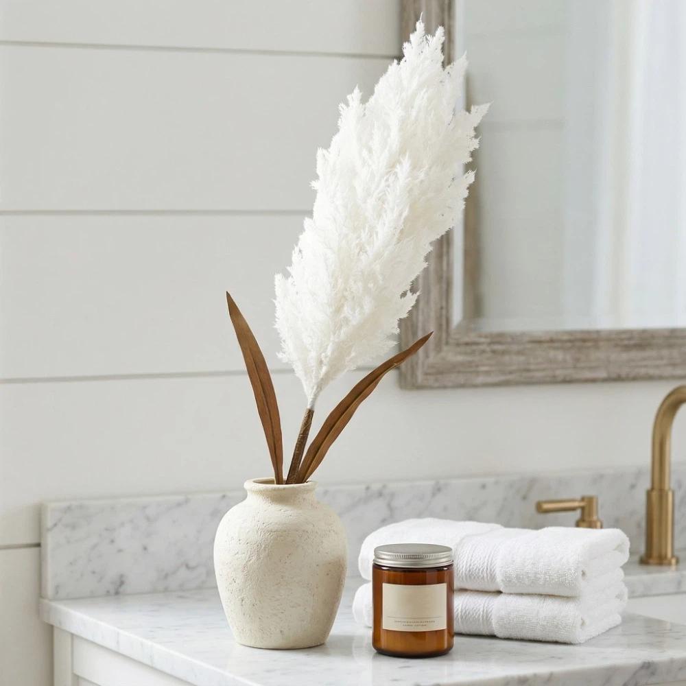 Simulation Tree Branch Artificial Dried Reed Rural Home Style Fake Plant Flowers  Living Room