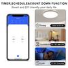 US Smart Touch Glass Panel Wall Switch for Fan Lights WiFi & Zigbee Wireless Control Via Smart Life App for Home Use