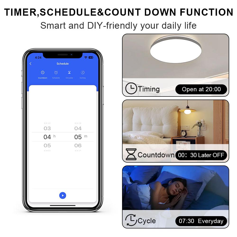 US Smart Touch Glass Panel Wall Switch for Fan Lights WiFi & Zigbee Wireless Control Via Smart Life App for Home Use