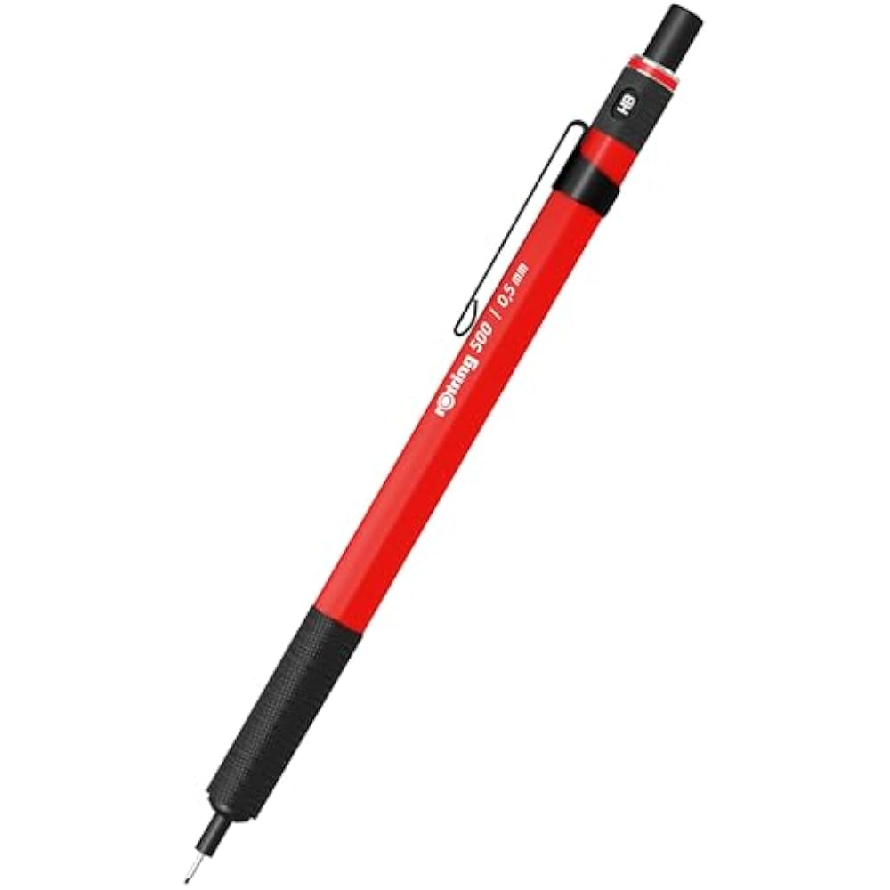 Rotring 500 Mechanical Pencil 0.5mm Shine Red 2218726