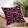 Y2K Fashion Leopard Print Pillow Case Short Plush Print Cushion Cover Square Throw Pillow Covers Sofa Home Decor