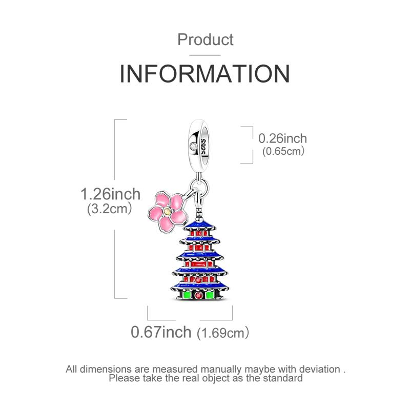 925 Silver Colorful Charms Beads Pumpkin Carriage Windmill Clown Dangle Bracelet Women Jewelry DIY Gift