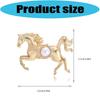 Elegant Horse Brooch Unique Lapel Pin Stylish Clothing Jewelry Animal Badge Suitable for Various Daily and Party Wear