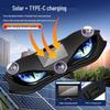 Smart Solar Car Atmosphere Light: Devil's Eye, No Wiring, Multi-Mode Decorative & Safety Light