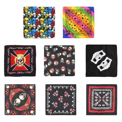 Hip Hop Printed Women Head Wraps Square Scarf Bandana Handkerchief Hair Scarves