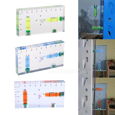 High Precision Transparent Two Direction Magnetic Level Bubble Mini Level