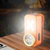 Waterproof LED Clip Flashlight Dual-Light Source Aluminum Alloy Magnetic Clip Light USB Rechargeable Magnetic Clip Warning Lamp