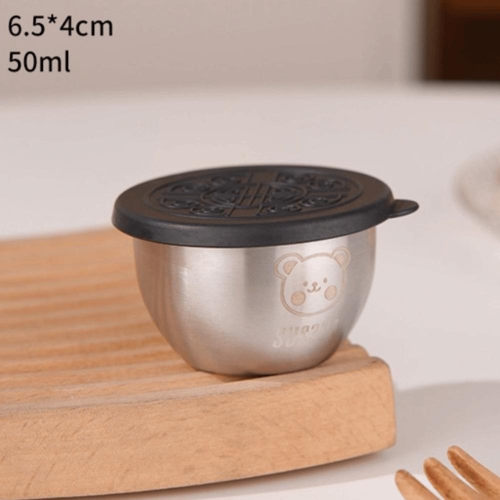 Reusable Storage Containers 304 Stainless Steel Dipping Dish New Sauce Cup  Food Storage