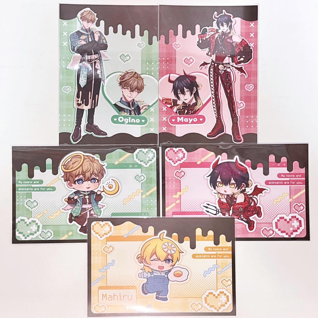 [USED] Look at Me at Midnight Bonus Postcards All Types Luria Emo Cafe