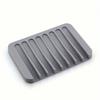 Square Creative Soap Dish, No-Drill Simple Drainage Holder for Waterless Storage