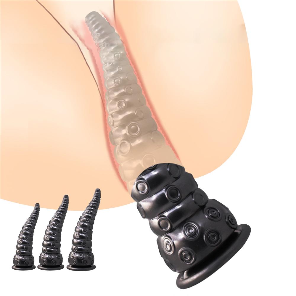 Octopus Tentacle Sucker Anal Plug Dilator Dildos Butt Plug Stimulator Prostate Massager Anal Sex Toy For Women Men Anus