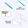40~150Pcs Silicone Interdental Brush Disposable Dental Floss Picks Cleaning Between Teeth Soft Hilo Dental Brace Brush Toothpick