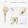 Lolita Princess Retro Lace Sun Protection Cosplay Parasol for Women