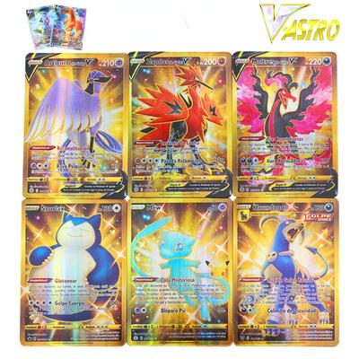 100Pcs Pokemon Cards Shining VSTAR GX EX VMAX MEGA TAG TEAM Energy Trainer Charizard Pikachu Collection Battle Card S40