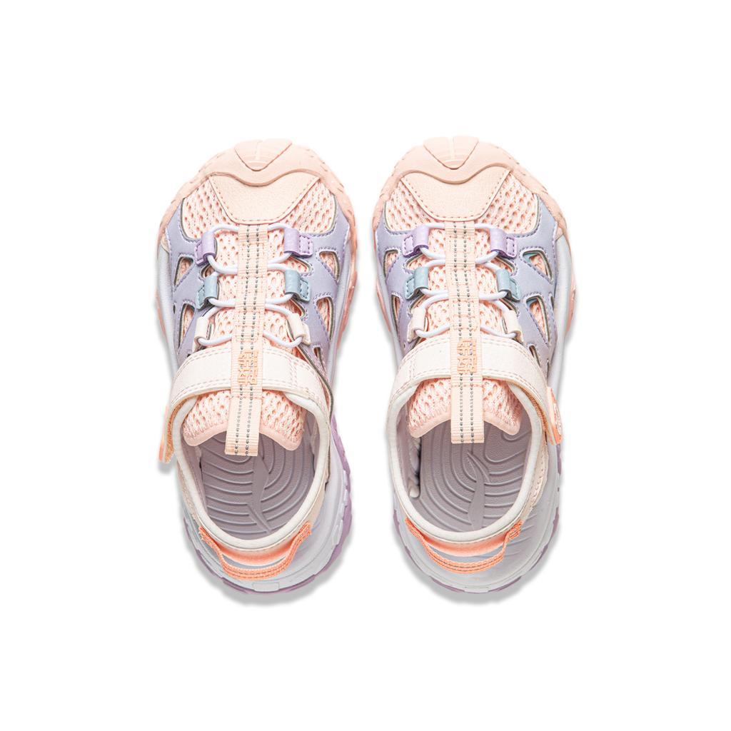 Li Ning Kids Sports Lifestyle Series Trek 2 Comfortable Simple Color Block Kids Sandals Kids Sandals YKKU004-8