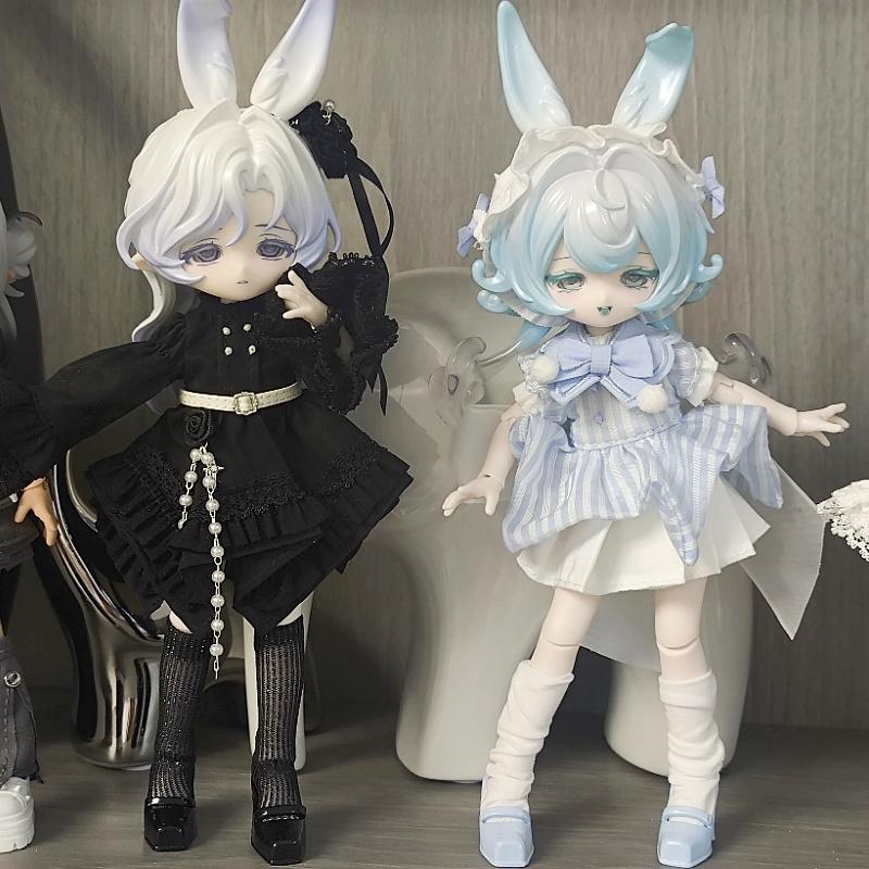 Come4free 1/12 Bjd Blind Box Bonnie Meteorological Star Language Series Kawaii Rabbit Bjd Decora Articulated Action Figures Toy