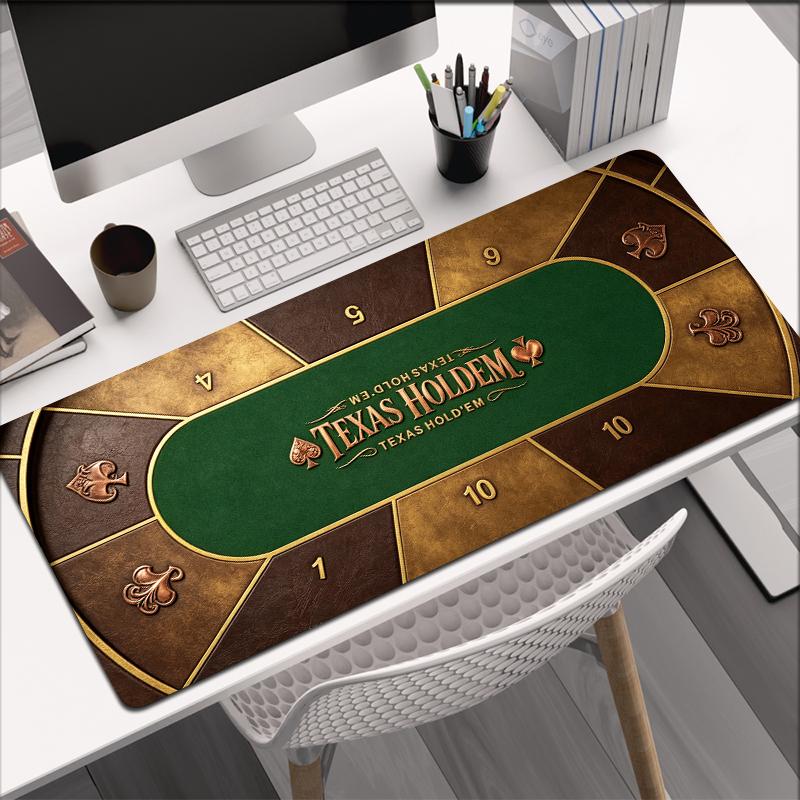 Texas Poker Mouse Pad Non-slip Gaming Mousepad Mouse Mat Game Mechanical Keyboard Desk Mat Tapis De Souris Tappetino Per Mouse