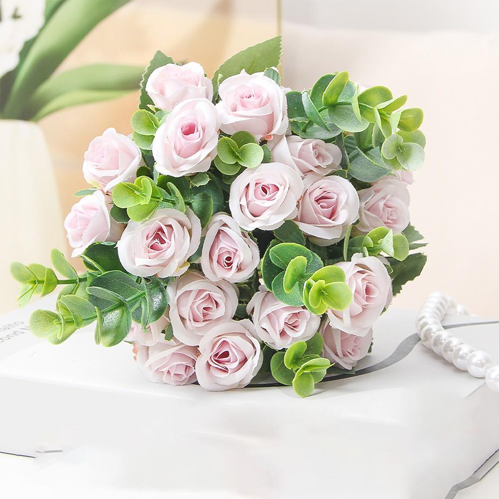 

Beautiful Artificial Roses Bouquet for Weddings and Home Decoration фиолетовый