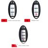 Auto-Fernschlüsseletui für Nissan Rogue XTrail T32 T31 Qashqai J11 J10 Kicks Tiida Pathfinder Murano Juke Versa Note Infiniti