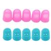 Sewing Silicone Finger Cover Caps Thimble Breathable Protective Finger Thimble Colorful Quilting Sewing Needlework Craft