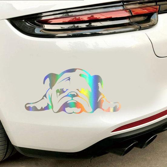 Car Styling Anti Head Waterproof Scratch Horse Laser Reflective Sticker Decal
