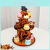 New Festive Halloween Paper Cake Stand Three Tier Dessert Display Decoration