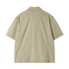BROMPTON LONDON W Coolwave Half Zip T-Shirt - Beige (P252Wpl186)
