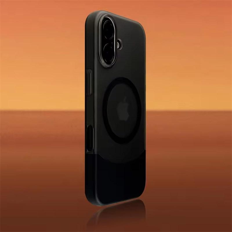 Luxusní Segmentované Skládací Tvrdé Matné Pouzdro pro Magsafe pro iPhone 17 Air 16 15 14 13 12 11 Pro Max Plus Magnetické Ultra Tenké Pouzdro