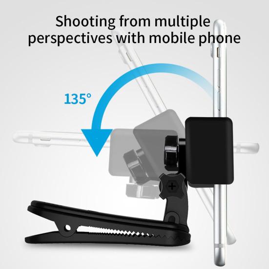 TELESIN Rotatable Sport Camera Clip for GoPro Hero 8/7/6/5/XiaoYi/Osmo Action