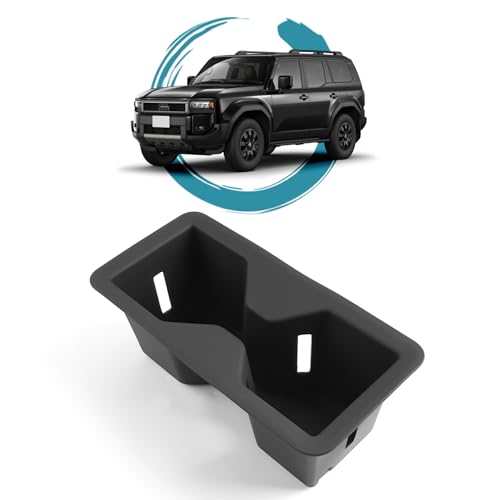 Ruiya 2024 Toyota Land Cruiser 250 Exclusive Console Drink Holder Tray with Cup Holder Storage, Land Cruiser 250 Drink Holder Cover, Land Cruiser 250