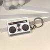Funny Mini Radio Recorder Keychain Pendant Vintage Cassette Player Music Box Toys Creative Classical Bag Ornaments Keyring Gift
