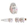 Tooth Hair Snap Clip Y2K Girls Accessories Sweet Handmade Hairpin Women Girl