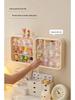 Large Capacity Transparent Wall-Mounted Figurine Display Rack with Dustproof Storage