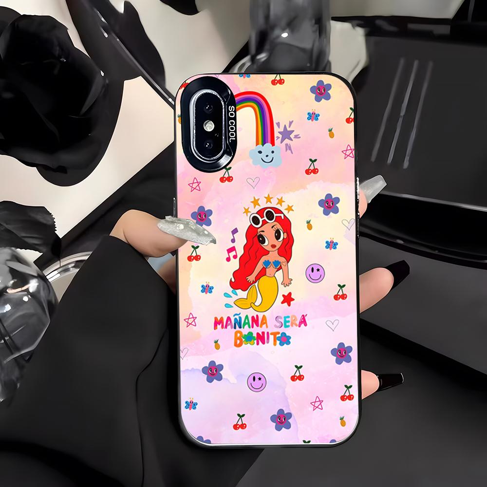 

Singer K-Karol G 2024 Phone Case For IPhone 17 Air 16 E 15 14 Plus 13 12 11 Pro Max Colored Silver Cover iPhone 12