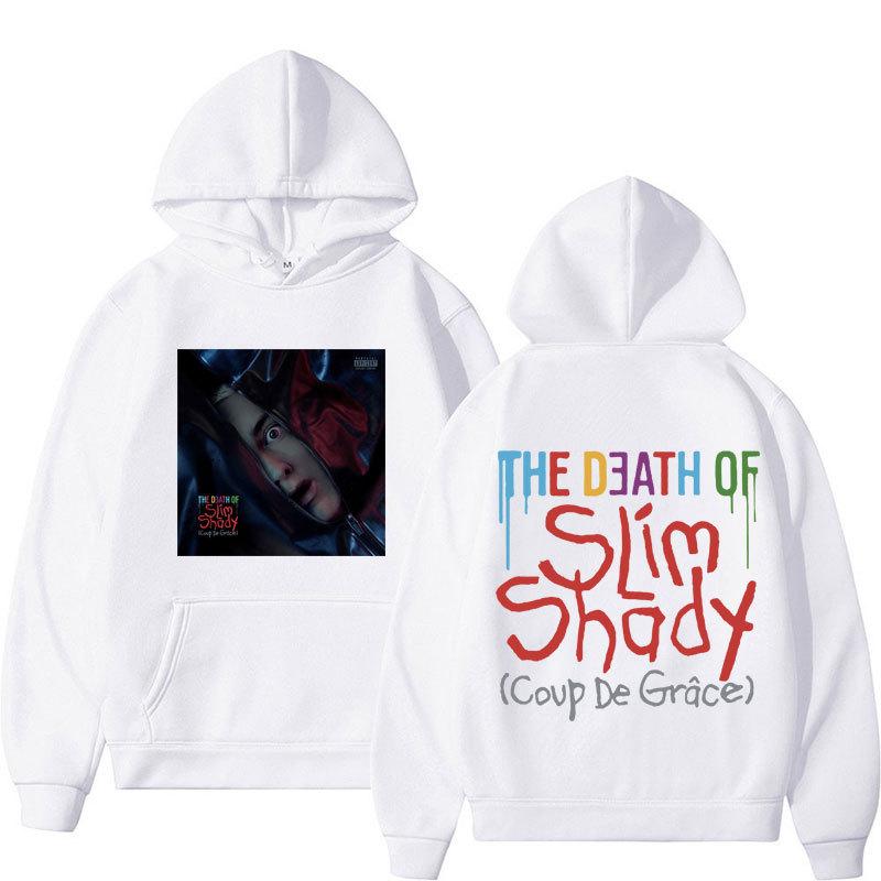 Limited Eminem The Death of Slim Shady Hoodies Men Fashion Printed Hoodie Casual Sweatshirt Hoodie Harajuku Menhoodie Clothing