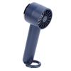 Handgekühlter Lüfter USB-Aufladung Tragbar Halbleiter Kältekompresse Mini Hand-Schreibtischlüfter für Outdoor-Wandern Marineblau