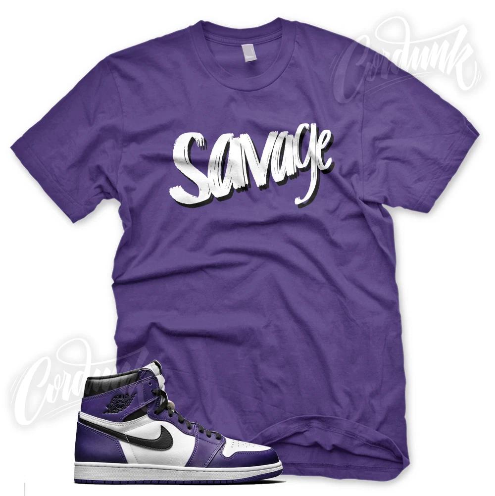 

Футболка SAVAGE для J1 Retro 1 High Purple Court Vandal White Black S