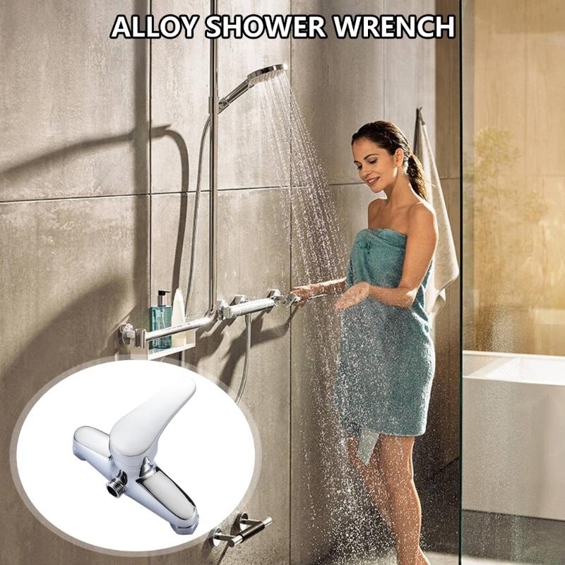 Single Levers Shower Faucet with Temperature Control Handle Elegant Wall Mount Shower Mixers Tap Bathroom Shower Mixers