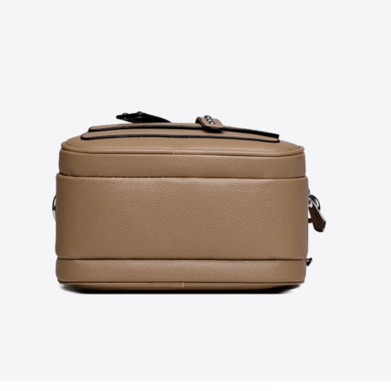 Stylish and simple portable messenger small square bag