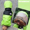 Andy Pet Dog Raincoat Transparent Hooded Jumpsuit Dogs Waterproof Coat Water Resistant Clothes For Dogs Cats Pet Jacket For Rainy Day