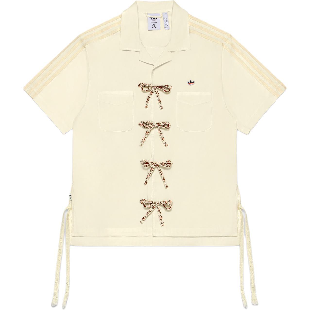 adidas x CLOT Bowling Shirt Asia Sizing  Cream White  Men s JP1599 S