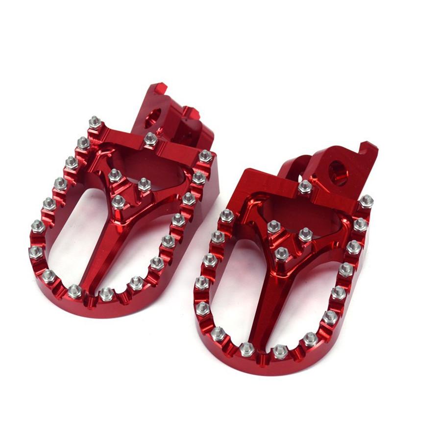 2*Pedals Foot Rests For Honda CR125/250 CRF250R/X CRF450R/X CRF250L/M  KAWASAKI
